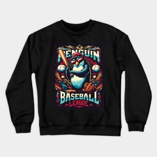 Penguin Baseball Tribute - Penguin Baseball League Crewneck Sweatshirt